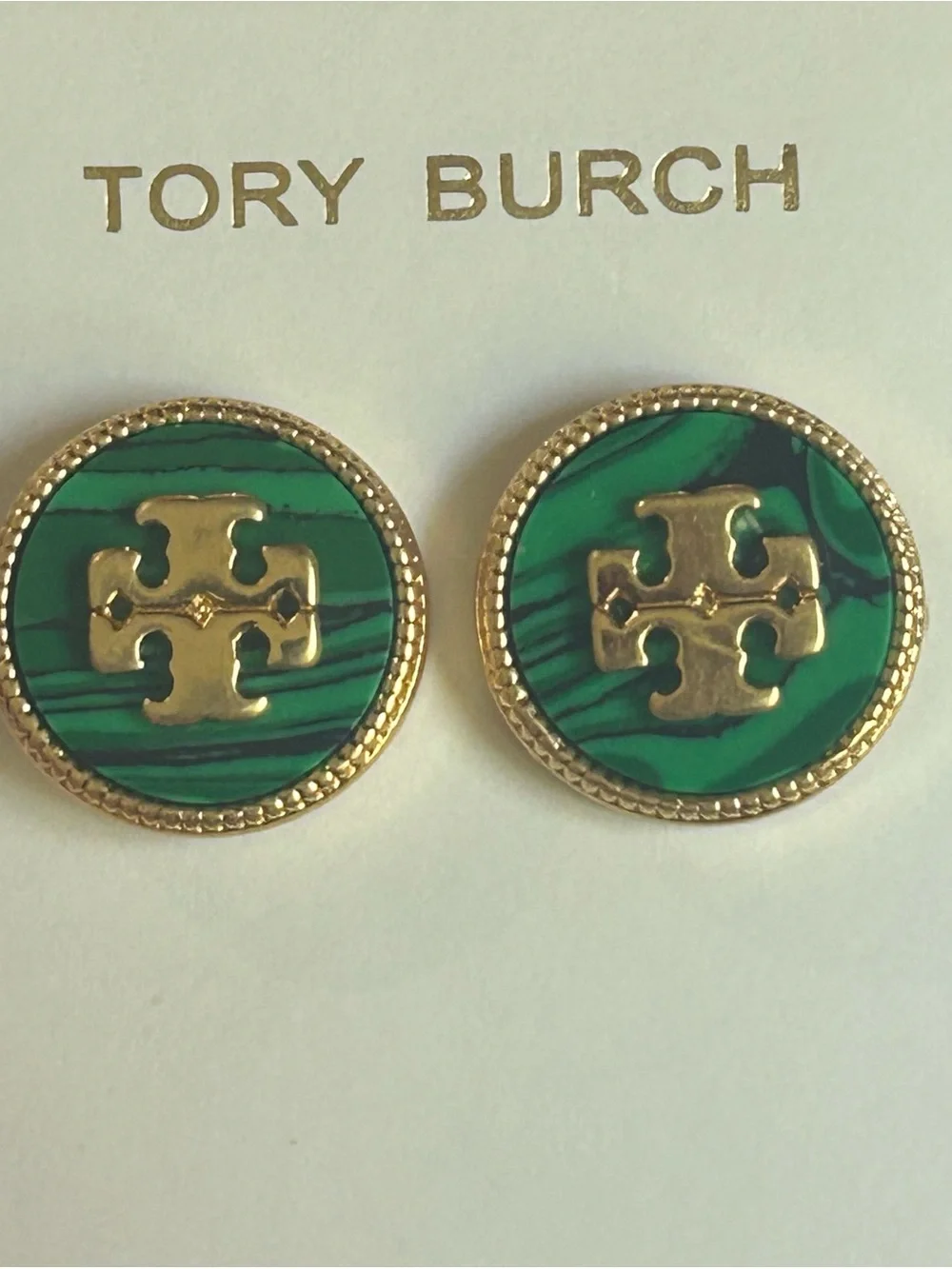 Tory Burch Semiprecious Stone Stud Earrings